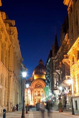 Read Bucharest Street Scene at Night in Romania Journal: 150 Page Lined Notebook/Diary -  | PDF