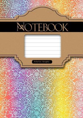 Full Download Notebook Decorative Rainbow, 7 X 10, 50 Sheet - Anterion Graphic file in ePub