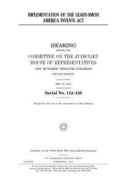 Full Download Implementation of the Leahy-Smith America Invents ACT - U.S. Congress file in PDF