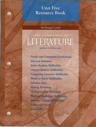 Full Download Unit Five Resource Book, McDougal Littell The Language of Literature, World Literature by McDougal Littell (2006-05-03) - McDougal Littell | ePub