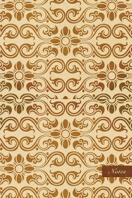 Read Notes: 6x9 Ruled Lined Notebook - Curve Spiral Cross Frame Chain Flower Kaleidoscope - Retro Brown Worn Out Vintage Seamless Pattern Cover. Matte Softcover and Cream Interior Papers. -  file in PDF