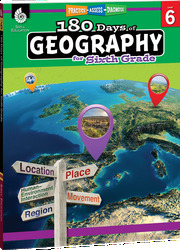 Full Download 180 Days of Geography for Sixth Grade (Grade 6): Practice, Assess, Diagnose - Jennifer Edgerton | ePub