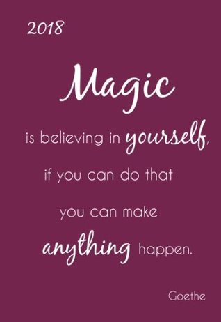 Read Online Mini-Kalender 2018 - Magic is believing in yourself, if you can do that you can make anything happen. (Goethe): ca. DIN A6 -  file in ePub