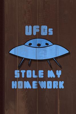 Full Download UFOs Stole My Homework Journal Notebook: Blank Lined Ruled for Writing 6x9 110 Pages -  file in PDF