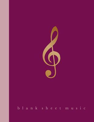 Download Blank Sheet Music: Large 8 1/2 X 11, 110 Page Notebook for Songwriting and Composing Vocal and Piano Music - Petite Pomegranate Journals file in ePub