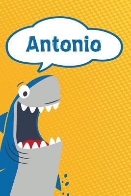 Full Download Antonio: Personalized Shark Isometric Dot Paper Notebook for Kids 120 Pages 6x9 -  | PDF
