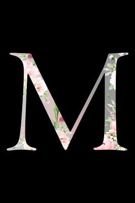 Read M: 105 Page Dot Grid Journal: 6x9 Floral Initial Dotted Notebook: Satin Matte Black Cover -  | ePub