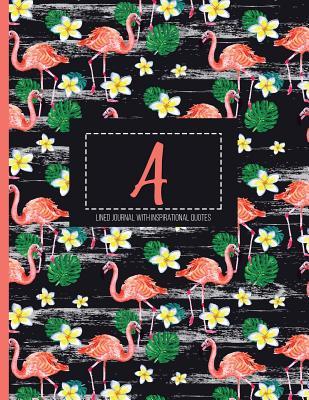 Full Download A: Monogram Initial a Notebook for Women, Girls and School, Pink Floral Alphabet 8.5 X 11 -  | ePub