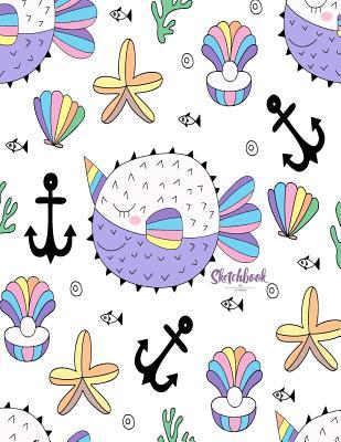 Full Download Sketchbook by a madoo: Puffer fish cover (8.5 x 11) inches 110 pages, Blank Unlined Paper for Sketching, Drawing, Whiting, Journaling & Doodling - A. Madoo | ePub