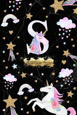 Read 2020 Diary Planner: Black & Gold Magical Unicorn January to December 2020 Diary Planner With S Monogram on Dark Marble. - Elizabeth Riley file in PDF